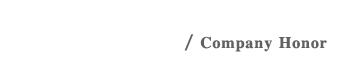 公司榮譽(yù)